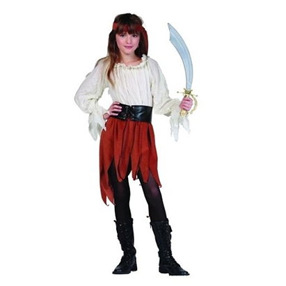 RG Costumes 91309-S Pirate Girl Costume - Size Child Small 4-6