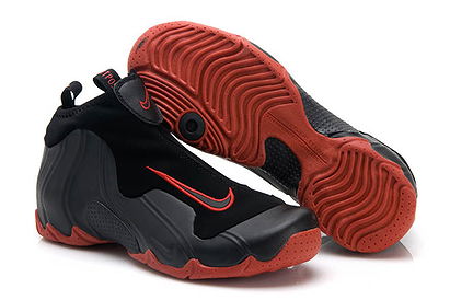 men air flightposite 1 anthracite and black red eggplant sneaker