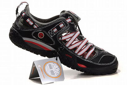 mens timberland hydroclimb hybrid black and red water hiking shoes