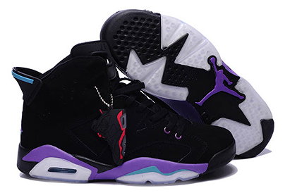 ike Shoes: Retro Black/Purple Michael Jordan 6 Basketball Sneaker Online Release