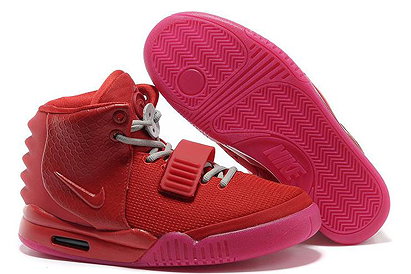 Kanye West All Red-Air Yeezy 2 New Release Men Shoes