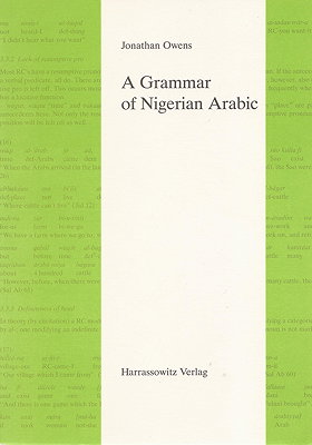 A Grammar of Nigerian Arabic (Semitica viva)