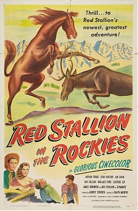 Red Stallion in the Rockies