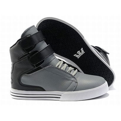 black grey supra tk society mens skate shoes