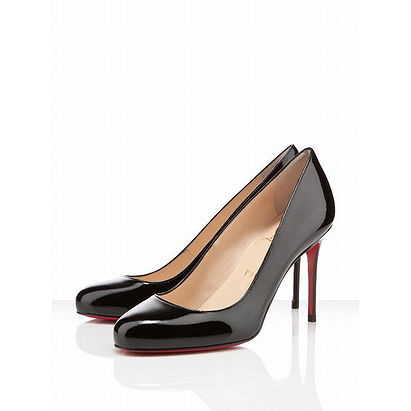 Black Christian Louboutin Hyper Prive 120mm Satin Peep Toe Pumps Red Sole Shoes