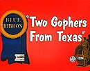 Two Gophers from Texas