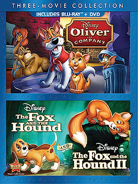 Oliver And Company + The Fox And The Hound + The Fox And The Hound II 3-Movie Collection Blu-ray + D