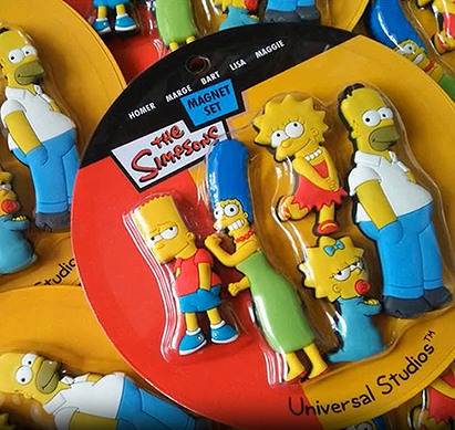 Universal Studios Simpsons Magnet Set