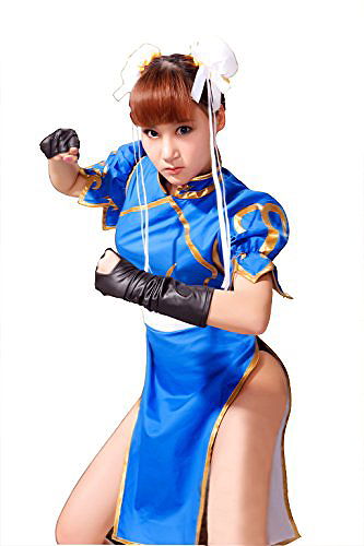 Street Fighter Chun Li Kids or Women's Cosplay Costume