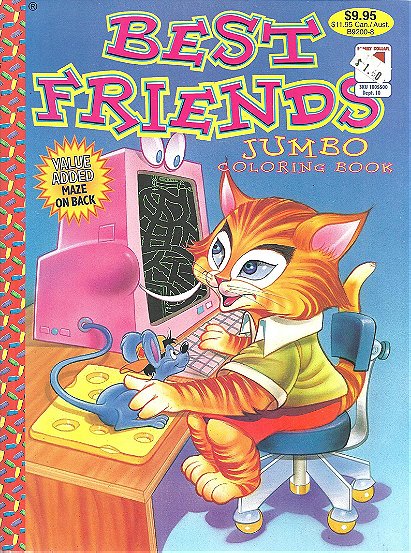 Best Friends: Jumbo Coloring Book
