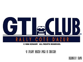 GTI Club: Rally Côte d'Azur (Arcade)