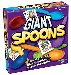 Giant Spoons: The Game of Card Grabbin' & Spoon Snaggin'