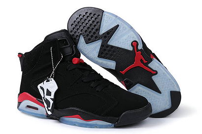 Aj Air Jordan Shoes Retro 6 Sale:Black/Sport Red - Men Size