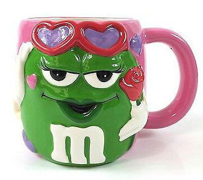 M&M's Galerie Mug Green Valentine's