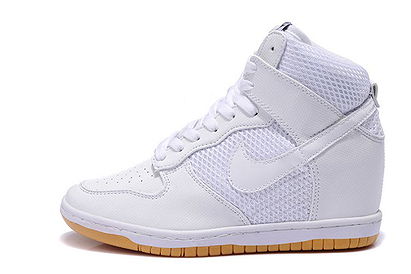 Womens Trainers Nike Dunk Sky Hi Mesh White Color