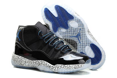Black Blue White Colorway for Men - Nike Air Jordan Retro 11 Elephant Glow Space Jams