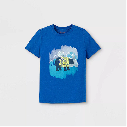 Boys' Bear Graphic Short Sleeve T-Shirt - Cat & Jack™ Blue