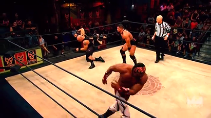 King Cuerno vs. Cage vs. Hernandez (Lucha Underground, 4/28/15)