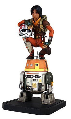 Star Wars Rebels: Ezra and Chopper Maquette