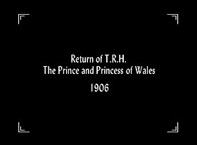 Return of T.R.H. the Prince and Princess of Wales