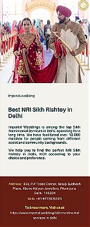 Best NRI Sikh Rishtey in Delhi