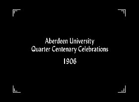 Aberdeen University Quarter Centenary Celebrations