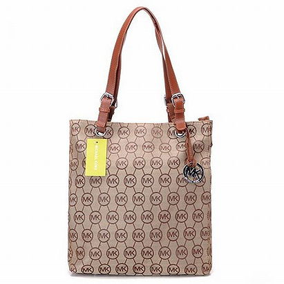 Michael Kors Jet Set Monogram Item Tote Khaki