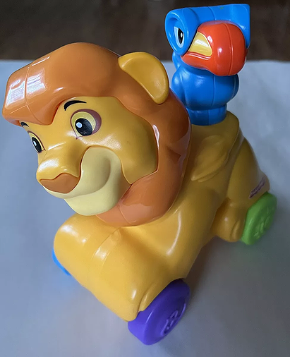 Simba and Zazu Lion King Push Toy - (Fisher Price, 2012)