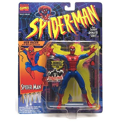 SPIDER-MAN ANIMATED SERIES:WEB RACER SPIDER-MAN ACTION FIGURE