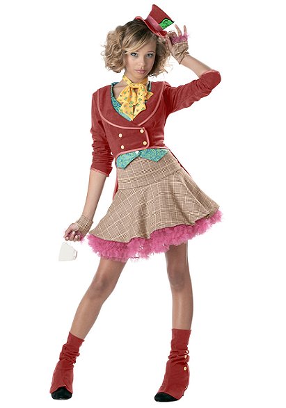 Teen Girls Mad Hatter Costume
