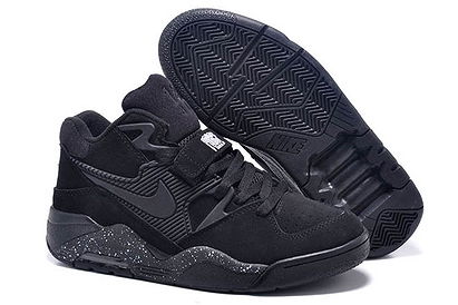 Nike NBA Barkley Triple Black Sports Shoes Low-Cut Air Force 180 for Men