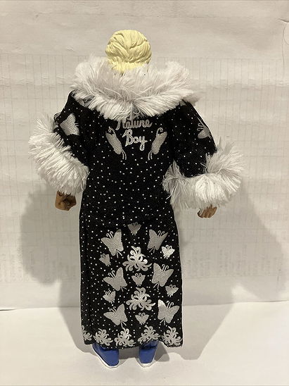 Ric Flair Black Butterfly Robe For Action Figures - WWE Defining Moments