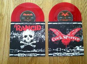 Rancid   Limited edition Rancid & Cock Sparrer split 7 inch