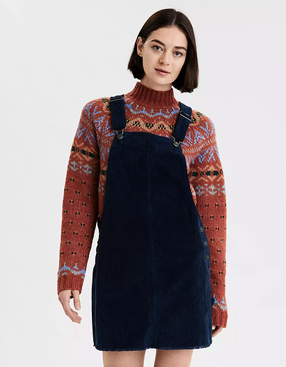 AE Courduroy Dress Overall