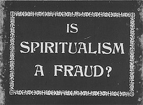 Is Spiritualism a Fraud?