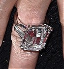 Mariah Carey's 35-carat Emerald-cut Diamond Ring