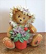 Cherished Teddies: Violet - "Blessings Bloom When You Are Near"