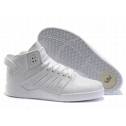 supra skytop 3 white patent high top skate trainers