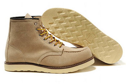 Mens Red Wing 8131 6 Inch Moc Boots Apricot