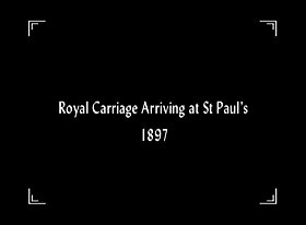 Royal Carriage Arriving at St Paul's