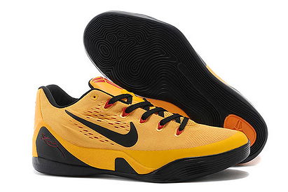Bruce Lee Edition Nike Kobe 9 Black Laser Crimson Gold Colorway Mens Sneakers