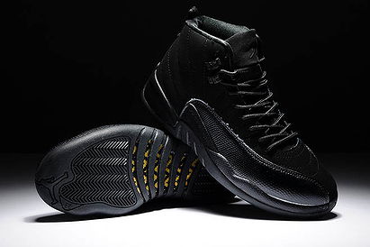 Nike Air Jordan 12 %u201COVO%u201DAll Black Drake Sneakers for Sale