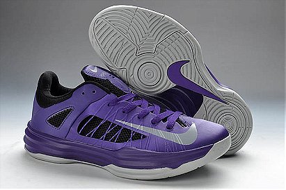 Nike Air Lunar Hyperdunk X Low 2012 - Purple and Silver Black for Sale
