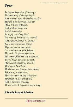 Demons by Pushkin