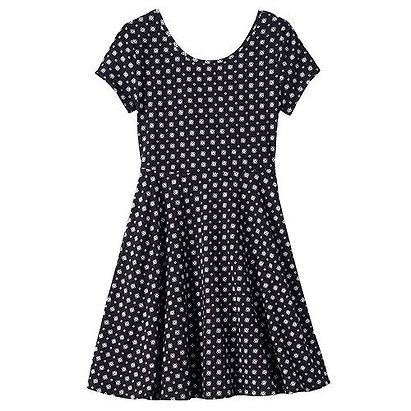 SO® Open-Back Skater Dress - Girls' Plus