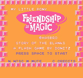 Friendship is 8-bit: Story of the Blanks