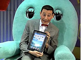 Pee-Wee Gets an iPad!