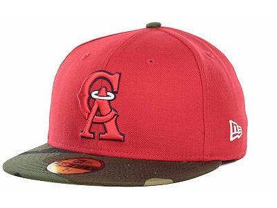 Los Angeles Angels of Anaheim MLB Team Camo 59FIFTY Cap Hats at NewEraCap.com