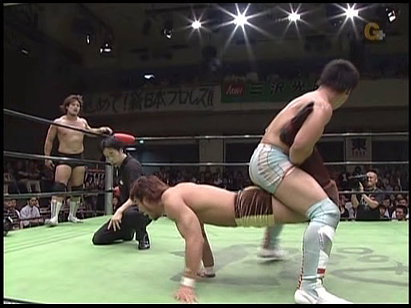 Go Shiozaki & KENTA vs. Kensuke Sasaki & Katsuhiko Nakajima (6/22/09)