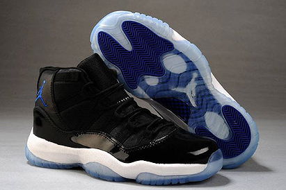Women's Air Jordan 11- Black/Varsity Royal-White Shoes